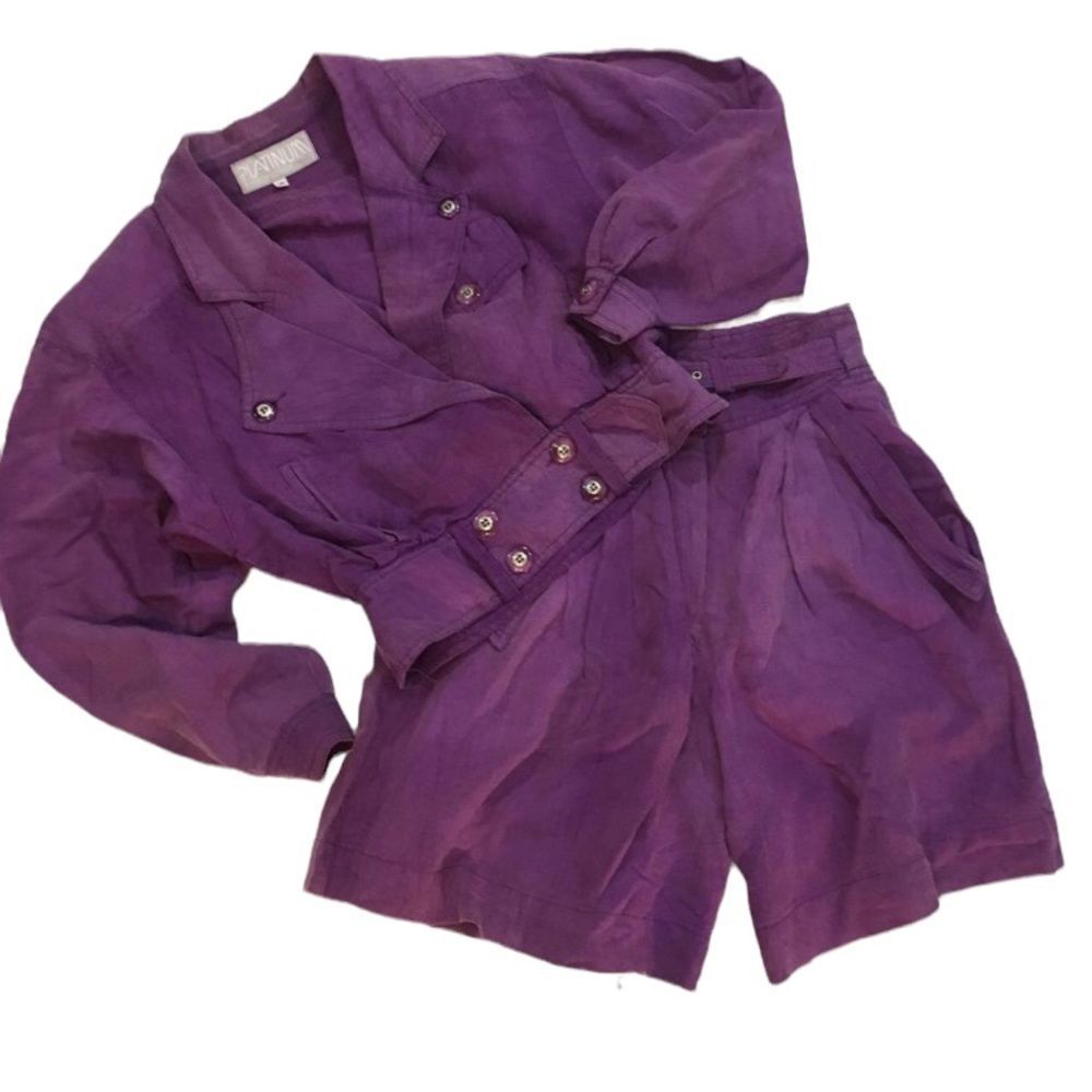 Vintage 80’s Platinum By Dorothy Schoelon 2 Piece Outfit